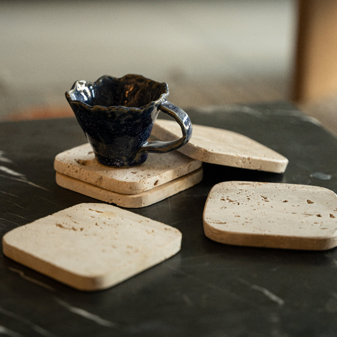 Travertine Coasters