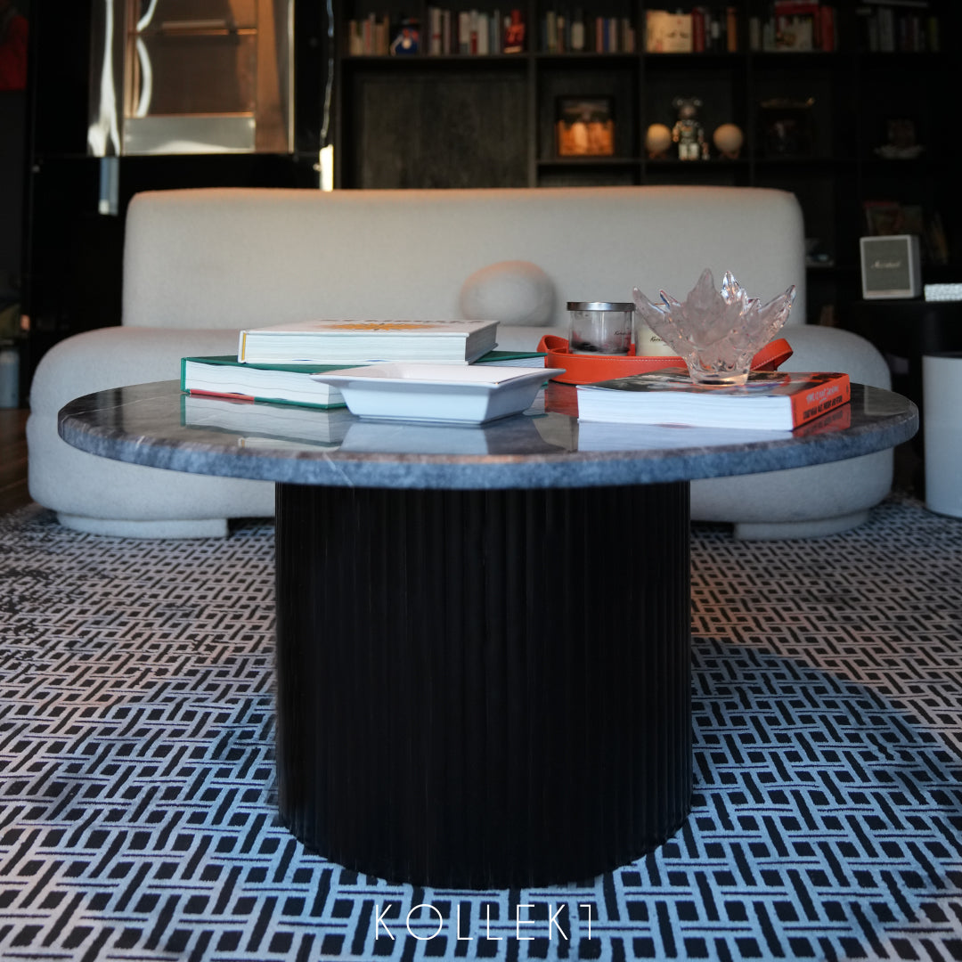 Round Pedestal Coffee Table