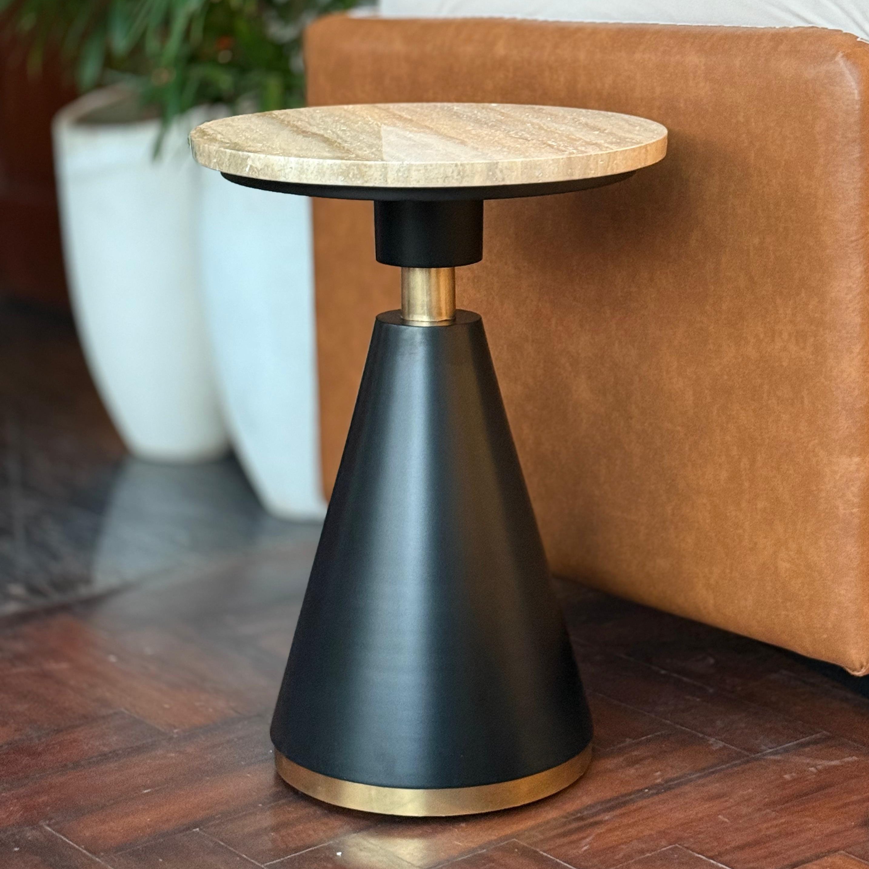 Brass Accent Table