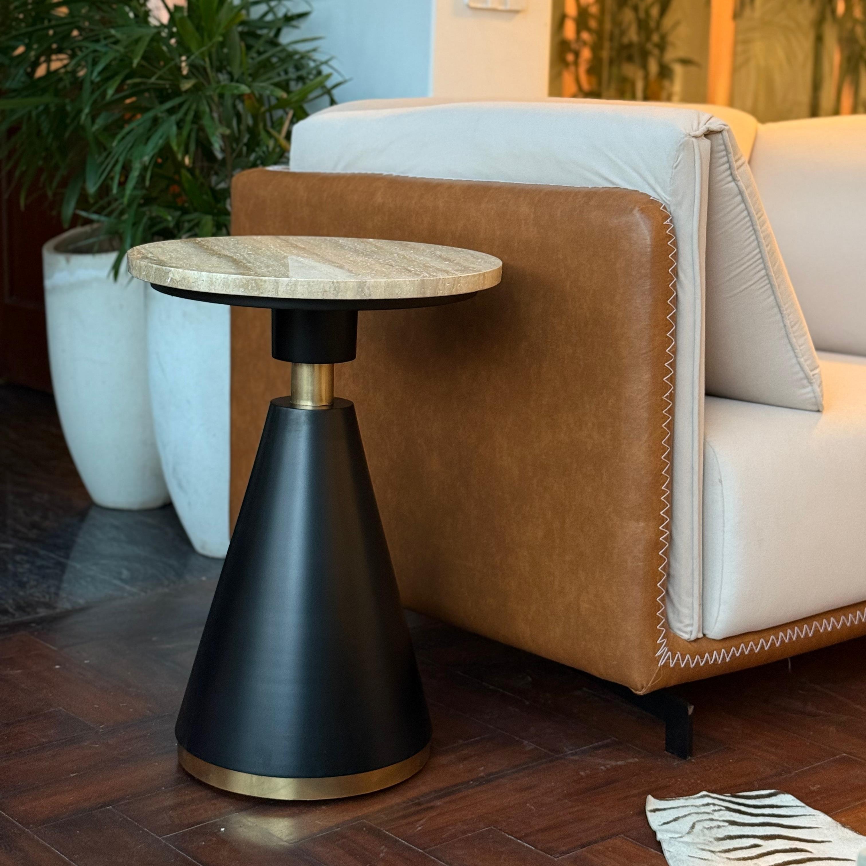 THE BRASS ACCENT TABLE