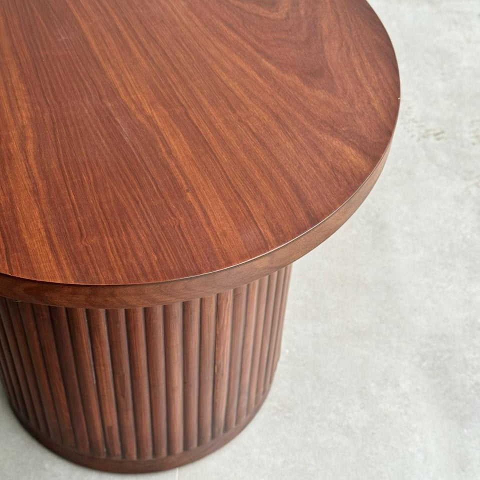 Pedestal End Table